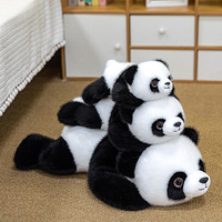 Bantal Tubuh Panda Raksasa Super Lembut - Mainan Boneka Peluk yang Menggemaskan untuk Tidur & Bersantai, Bantal Sandaran Tempat Tidur yang Nyaman, Hadiah Ulang Tahun yang Sempurna