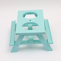 Iorful Creative Home Design moderne multi-usages petite table en bois Portable Table d'artisanat pliante en bois