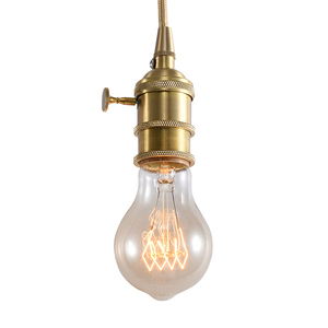 Ampoule Incandescente Edison A19 220V 40W en Verre et Laiton, Forme Poire, à Intensité Variable, Lumière Décorative Vintage, Faisceau à 360 Degrés - Offre Spéciale - Product Image 1