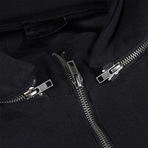 Sweat-shirt à capuche à fermeture éclair sur le côté, en coton 100%, style américain, surdimensionné, lavé, pour homme, automne 2025 - Product Image 5