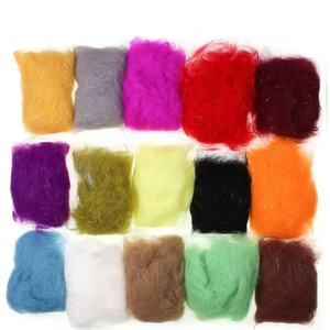 3 g/paquete de Material de atado de moscas de doblaje de liebre Natural suave Material de doblaje de ala de hielo Flash pelo de conejo brillante para Ninfa Scuds - Product Image 2