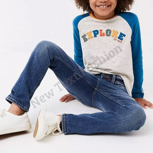 Pantalon en jean pour enfants, mode moderne, qualité exportée, prix de gros raisonnable, pantalon en jean - Product Image 2