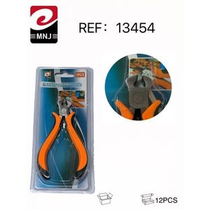 MNJ Pliers 13454 Orange Handle Wire Cutters For DIY Repair Tools - Product Image 1