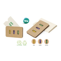 Kit de graines de fleurs en fibres de coco écologiques à marque blanche, modèle simple pour jardin domestique italien, référence NAT035