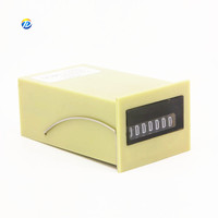 Compteur numérique mécanique à 7 chiffres 877 DC12V 24V AC110V 220V en plastique pour machines à impulsions, vente en gros d'usine