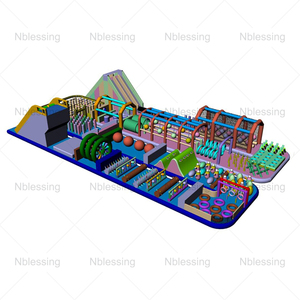 Parc de jeux gonflables sur mesure à thème, aires de jeux gonflables d'aventure en plein air, jeux gonflables personnalisables - Product Image 2