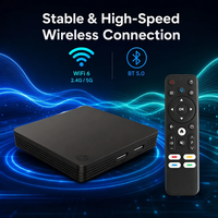 Lecteur multimédia X5 Amlogic S905L 4K UHD WiFi 2.4G 5G double bande avec commande vocale intelligente, décodeur Home Cinéma OTT, vente en gros