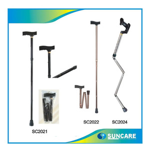 Canne pliante en alliage d'aluminium Shunkangtai, hauteur réglable, poignée en bois massif, aide à la mobilité pour personnes âgées - Product Image 4