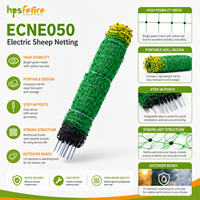 HPSFENCE ODM/OEM Clôture Électrique Portable pour Moutons, Filet de Contention Vert pour Élevage, Pâturage et Contrôle des Limites