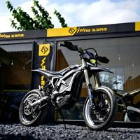 Ensemble complet de roues SRJ avant/arrière F100 80/17 R130 70/17 pour pneus Supermoto haute performance, jantes 7116AL, moyeux CNC 6061AL