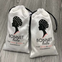 Sac à poussière personnalisé de luxe en satin de coton velours daim satin de soie pour chaussures sacs à main