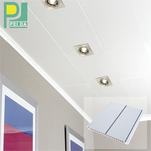 Tôn tạo hạt gỗ sinh thái <span class=keywords><strong>PVC</strong></span> Trần Bảng điều chỉnh cho thương mại - Product Image 1