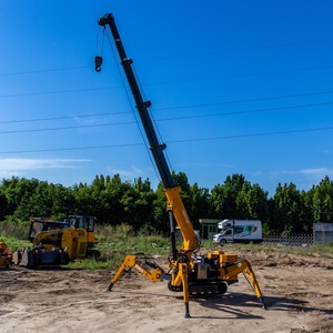 Bestselling Products 3-10 Ton Hydraulic Spider <b>Crane</b> Mini Crawler <b>Remote</b> <b>Control</b> Ce Certified for Indoor Construction - Product Image 5