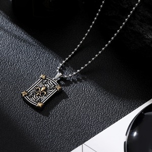 Collier Pendentif Punk Méduse Serpent Démon <span class=keywords><strong>en</strong></span> <span class=keywords><strong>Verre</strong></span>, Style Gothique, Bijou Tendance - Product Image 3