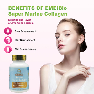 Wholesale Super Marine Collagen Capsules Nourish <strong>Hair</strong> Enhance <strong>Skin</strong> Texture <strong>and</strong> Strengthen <strong>Nails</strong> - Product Image 2