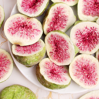 Natuurlijk gevriesdroogde vijgenschijfjes, bulk FD fruit grondstof, aangepaste verpakkingen & private label beschikbaar