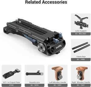 SMALLRIG Plaque d'épaule à dégagement rapide pour adaptateur de trépied <span class=keywords><strong>Sony</strong></span> VCT-14 avec rosettes - 2837 - Product Image 6