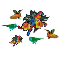 Nom personnalisé broderie Patch personnalisé marque Logo décalcomanie Patch fleur en forme de coeur patchs brodés pour vêtements/chemises décoration