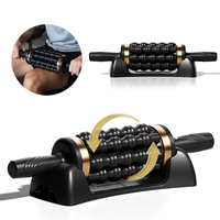 Masseur à rouleaux électrique pour le corps, massage par percussion avec 5 vitesses et 8 barres de massage pour soulager la douleur et accélérer la récupération