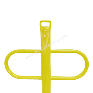 Bolardo de Tráfico Desmontable Verde/Amarillo con Asa Superior y Anillo de Cadena Lateral, para Seguridad Vial <span class=keywords><strong>en</strong></span> Zonas Residenciales, Plazas y Carreteras - Product Image 5