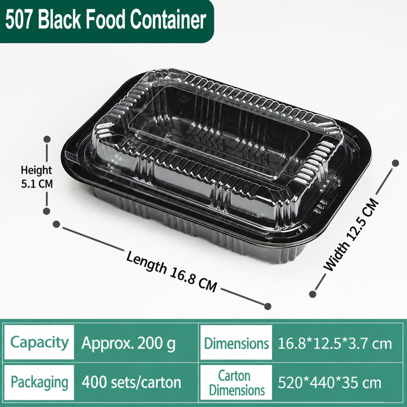 Vacuum Packing Process Food Grade Vacuum Formed Plastic Container With Lid Disposable Takeaway ...