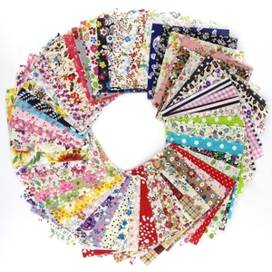 7pcs 24x25cm Sottile Del Fiore Del Tessuto di Tessuto di Cotone Stampato Fai Da Te Patchwork Fatti A Mano Materiale Manuale Lezione Materiali - Product Image 3
