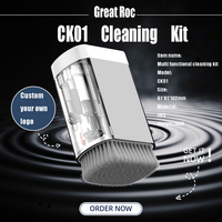 GreatRoc Stylo Nettoyant Écran Carré Multifonctionnel Anti-Poussière en Plastique pour Appareil Photo avec Fonction Brosse
