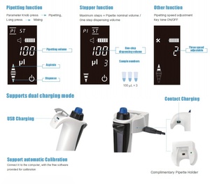 Pipeta de Laboratorio Paso a paso y dilución automática pipeta automática electrónica <span class=keywords><strong>precio</strong></span> - Product Image 2