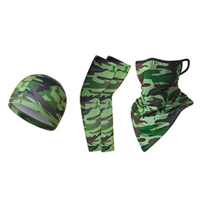 Gorro de Ciclismo Deportivo para Exteriores, de Seda de Hielo, con Mangas, Protección Solar, Máscara Facial, Pañuelo Triangular, Unisex, Protección UV - Product Image 5