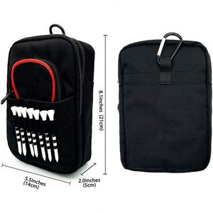 Échantillon gratuit, sac d'accessoires de golf personnalisé BSCI, capacité de 12 à 15 balles, sac de rangement pour balles de golf portable, petit, multifonctionnel - Product Image 3
