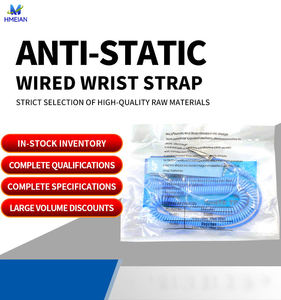 Bracelets de mise à la terre antistatiques en métal élastique réglables pour l'industrie, bracelet de poignet <span class=keywords><strong>ESD</strong></span>, sangle de poignet <span class=keywords><strong>ESD</strong></span>, sangle de poignet antistatique - Product Image 5