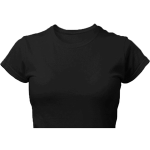 Camiseta de Manga Corta con Cuello Redondo, Estilo Urbano, Ecológica y Transpirable para Mujer, de Algodón Orgánico de 280g - Product Image 4