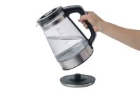 Itop — bouilloire électrique en verre pour maison intelligente, chaudière à eau en verre, température réglable, 1.7 litres