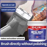 Peinture métallique liquide DEQI noire, rouge, bleue, antirouille, à base d'eau, pour la rénovation de meubles en métal, agent de conversion de la rouille