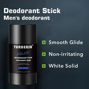 YURHERSU Private Label 72 Hrs Body Deodorant Solid Cream Sandalwood Underarm Deodorant Stick