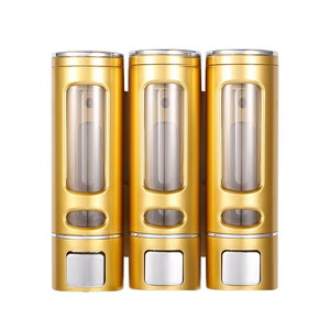 Hot Bán Phòng Tắm 400Ml 3-Đầu Abs Của Nhãn Hiệu Gel Tắm Ba Chất Lỏng Xà Phòng Máy Rút Vệ Sinh Treo Tường Gắn - Product Image 3