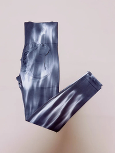Pantalon de yoga sans couture taille haute pour femme, effet dégradé, collant galbant fessier, pour la gym et l'entraînement, vêtements féminins - Product Image 3