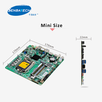 Placa Base B para Ordenador de Guangdong, Placa Base con Entrada de 12V ~ 19V, LGA 1151, DDR4 SSD 10 * USB, RS232, TPM, Novedad de