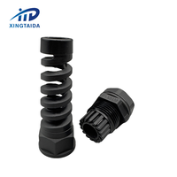 Protector de Cables en Espiral SCG-M16, Impermeable IP68, con Alivio de Tensión Flexible, Venta al Por Mayor