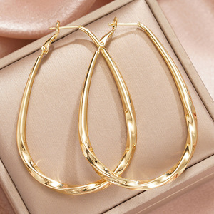 Set di Orecchini a Spirale a Goccia per Donna, Gioielli alla Moda in Diverse Misure - Product Image 3