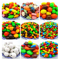 Bonbons au chocolat colorés pour enfants, 1 pièce, halal, lait revêtu de sucre, perles de chocolat, vente en gros