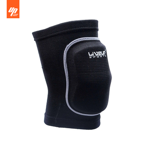 Disesuaikan bernapas elastis Sport lengan lutut penjaga tinggi elastis kompresi Polyester penyangga lutut - Product Image 1