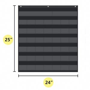 Calendario mensual de bolsillo con 71 tarjetas (tela de poliéster 420D) para el aula, aprendizaje en casa, oficina, material escolar para niños - Product Image 6