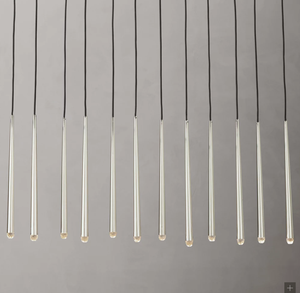 Torche cône minimaliste éclairage lampe salle à manger moderne projecteur maison plafond Long lustre <span class=keywords><strong>Aquitaine</strong></span> linéaire lustre 60" - Product Image 2