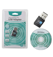 Adaptateur Wifi USB sans fil 300 Mbps, 802.11N, USB 2.0, récepteur Wifi, Dongle, carte réseau sans fil 300 Mbps pour ordinateur de bureau, ordinateur portable, Windows