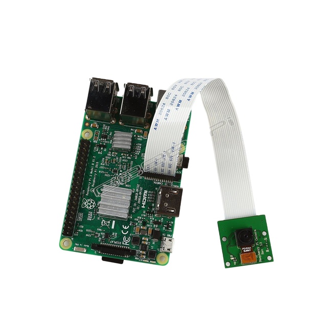 Geeekpi 52Pi ER-0011 5MP Camera Module for Raspberry Pi 3rd Gen/2nd Gen CSI Interface with 15cm Flexible Ribbon Cable E608