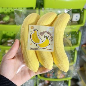 Banana Shape PU Squishy Toy Soft Slow Rising Stress Relief <b>Fidget</b> Tool for Kids Party Favors Factory Direct Wholesale - Product Image 2