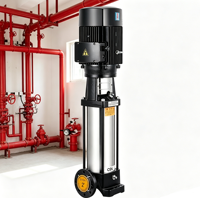Pompe verticale multi-étages CDL compacte 8m³/h 1,1KW pour système d'incendie, à structure compacte, gain de place, pompe en ligne, diamètre extérieur 40mm