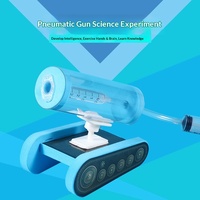 Canon à air pneumatique en plastique pour élèves du primaire, bricolage manuel, science et technologie, petit artisanat, expérience scientifique