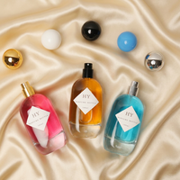 Nouvel Arrivage – Flacons de Parfum Ovales en Verre Épais 100 ml, Diffuseur à Bâtonnets, Bouchons Élégants Noirs et Blancs, Sérigraphie, Pompe Pulvérisatrice en Verre